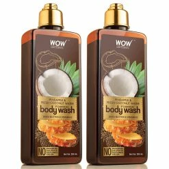 WOW Skin Science Pineapple & Fresh Coconut Water Foaming Body Wash Bath & Body