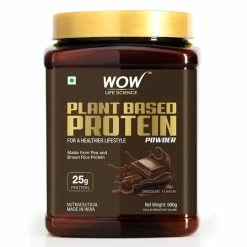 WOW Life Science Plant-Based Protein Powder - Chocolate Flavour– For A Healthier Lifestyle