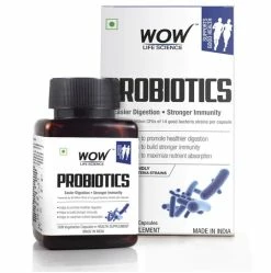 WOW Life Science Nutrition Probiotics Capsules For Easier Digestion & Stronger Immunity