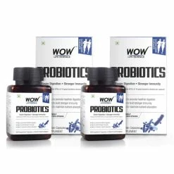 WOW Life Science Nutrition Probiotics Capsules For Easier Digestion & Stronger Immunity