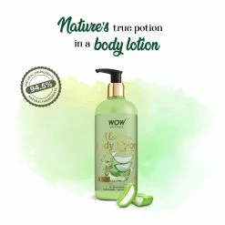 WOW Skin Science Aloe Vera Body Lotion (Ultra Light) For Dry Skin Bath & Body
