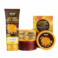WOW Skin Science Combos Ubtan Skin Care Kit - Ubtan Face Wash & Body Scrub