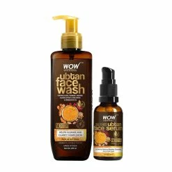 WOW Skin Science Combos Ubtan Face Wash + Ubtan Face Serum - 230 Ml