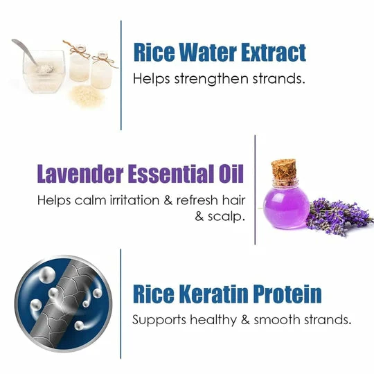 WOW Skin Science Rice Water Shampoo - 300ml Hair