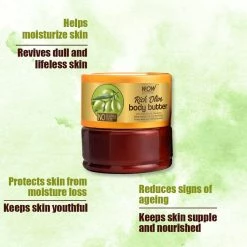 WOW Skin Science Rich Olive Body Butter - No Parabens, Silicones, Mineral Oil & Color - 200 Ml