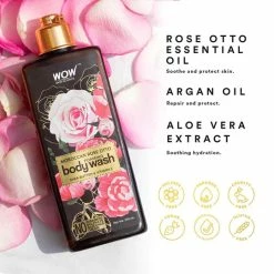 WOW Skin Science Rose Otto Foaming Body Wash
