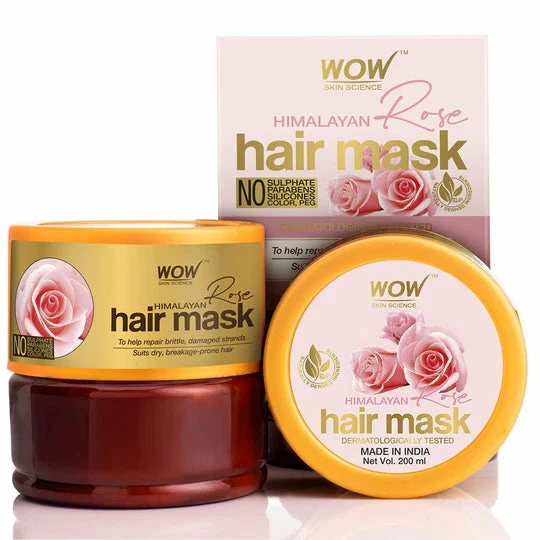 WOW Skin Science Himalayan Rose Hair Mask - 200 Ml