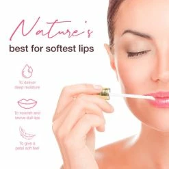 WOW Skin Science Himalayan Rose Lip Oil To Moisturize And Smoothen Cracked & Chapped Lips With 100% Natural Himalayan Pure Rose Oil