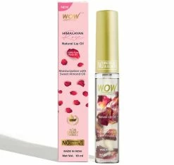 WOW Skin Science Himalayan Rose Lip Oil To Moisturize And Smoothen Cracked & Chapped Lips With 100% Natural Himalayan Pure Rose Oil