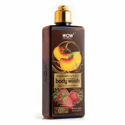 WOW Skin Science Strawberry & Peach Foaming Body Wash Bath & Body