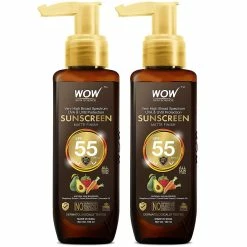 WOW Skin Science Sunscreen Matte Finish - Spf 55 Pa+++ - Very High Broad Spectrum - Uva &Uvb Protection - Quick Absorb - No Parabens, Silicones, Mineral Oil, Oxide, Color & Benzophenone
