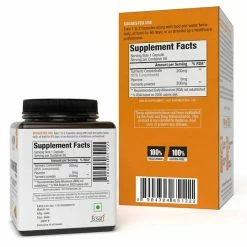 WOW Life Science Nutrition Turmeric Capsules 200mg - 60 Vegetarian Caps