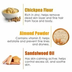 WOW Skin Science Ubtan Face & Body Scrub For Tan Removal & Glowing Skin - 200 Ml