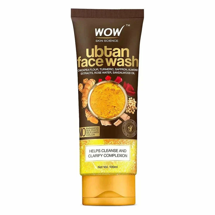 WOW Skin Science Ubtan Face Wash For Tan Removal & Facial Cleansing