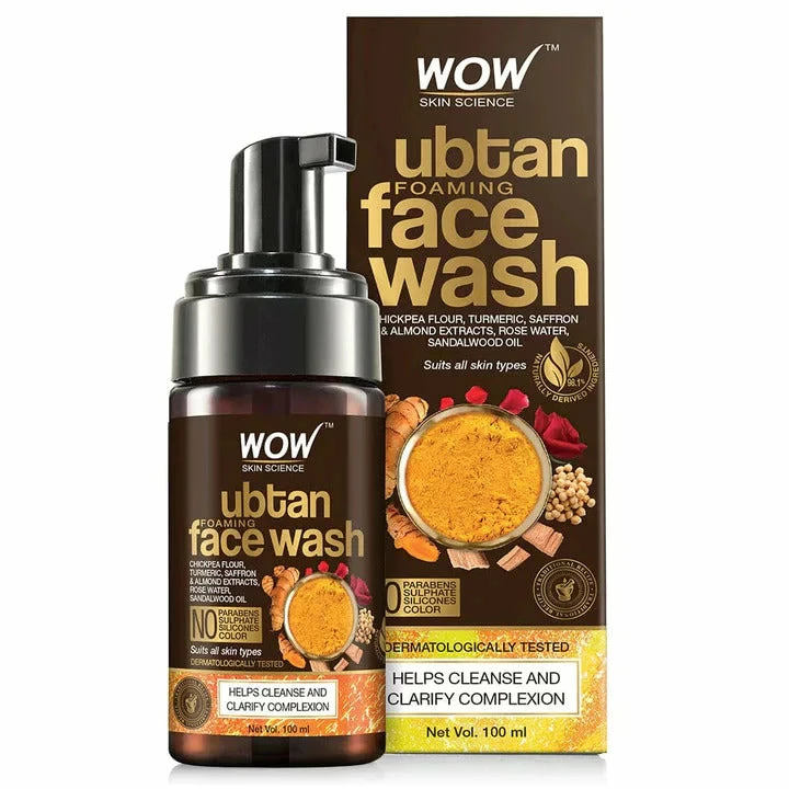 WOW Skin Science Ubtan Face Wash For Tan Removal & Facial Cleansing