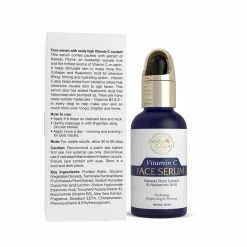 Vitamin C Face Serum With Hyaluronic Acid - Hydrates, Brightens & Firms Up Skin By Body Cupid - 30 Ml
