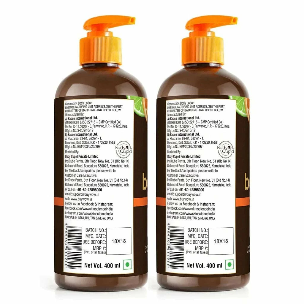 WOW Skin Science Vitamin C Body Lotion Bath & Body