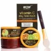 WOW Skin Science Vitamin C Clay Face Mask For Dullness, Skin Brightening & Pore Cleansing - For All Skin Types - 200ml