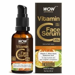 WOW Skin Science Vitamin C Serum For Face - For Skin Brightening And Hydration - Genuine 20%